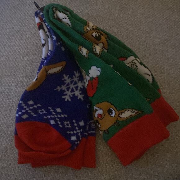 Bioworld Rudolph Crew  two pack socks - Picture 7 of 7